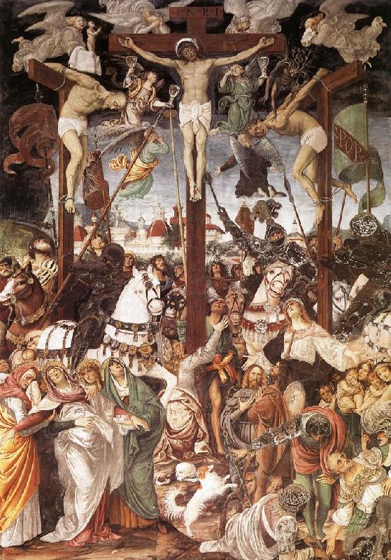 FERRARI, Gaudenzio Crucifixion fgjw Norge oil painting art